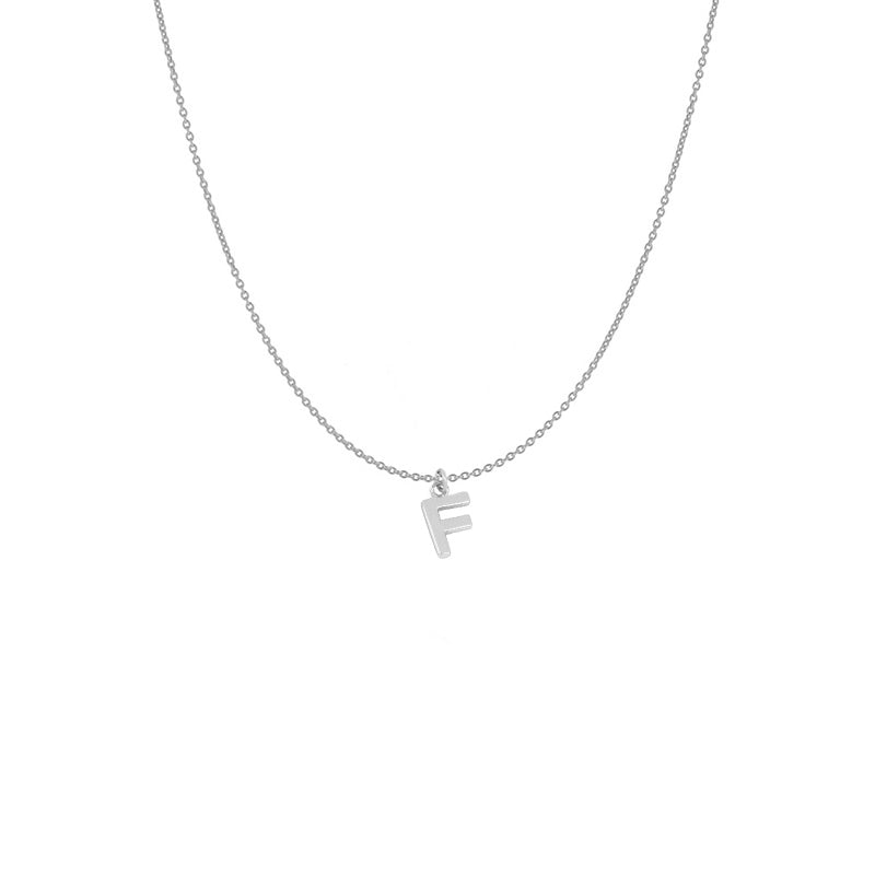 Collar Letter Silver